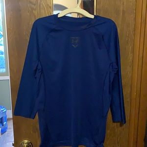 Under Armour men’s HeatGear compression top 3/4 sleeve - large